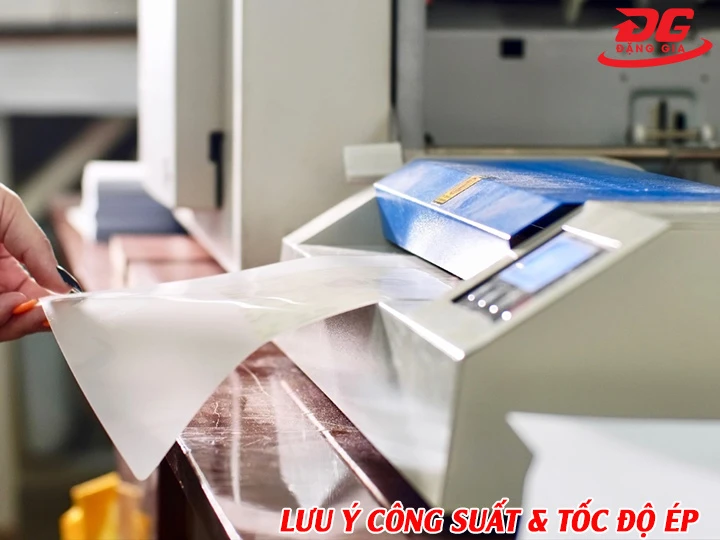 Lưu ý công suất & tốc độ ép