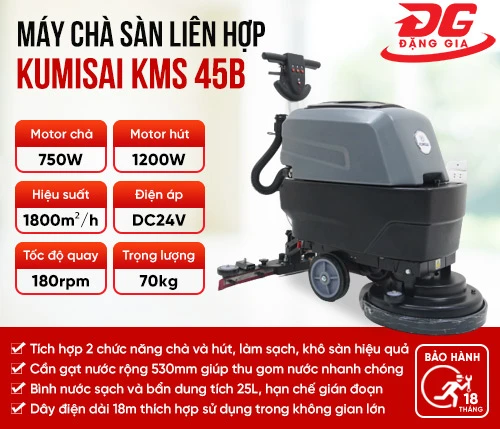 Máy chà sàn liên hợp Kumisai KMS 45B 2