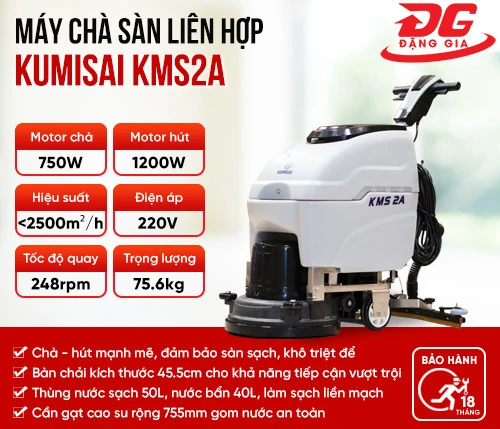Máy chà sàn liên hợp Kumisai KMS2A 2