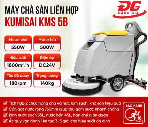 Máy chà sàn liên hợp Kumisai KMS 5B 2