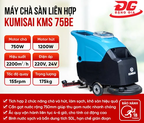 Máy chà sàn liên hợp Kumisai KMS 75BE 2