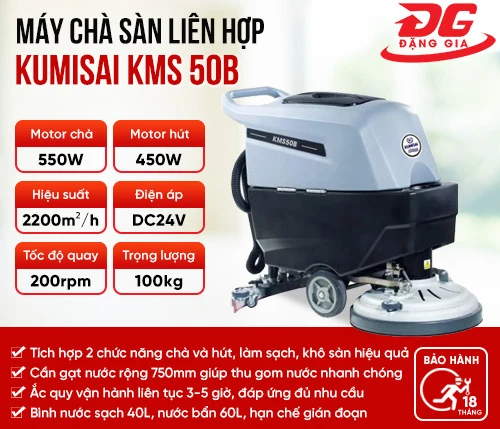 Máy chà sàn liên hợp Kumisai KMS 50B 2