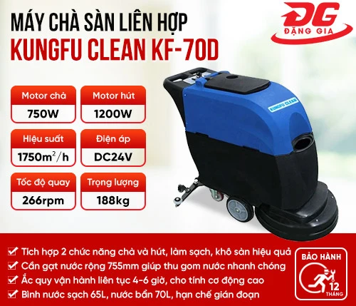 Máy chà sàn liên hợp Kungfu Clean KF-70D 2