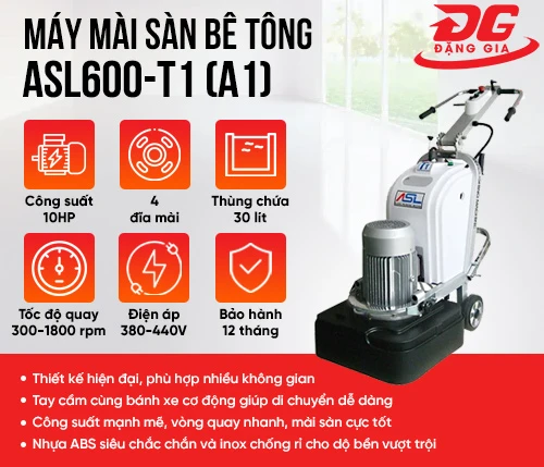Máy mài sàn bê tông ASL600-T1 (A1) 2