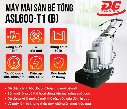 Máy mài sàn bê tông ASL600-T1 (B) 2