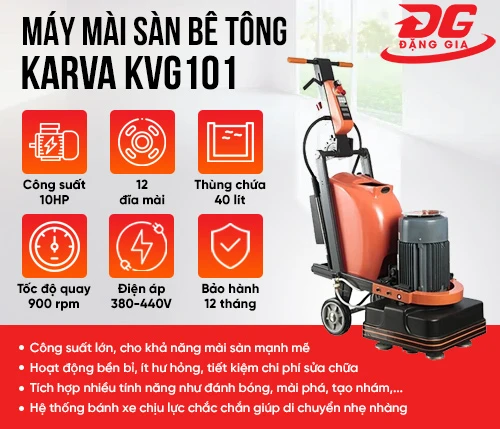 Máy mài sàn bê tông Karva KVG101 2