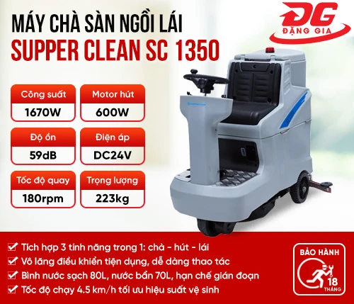 Máy chà sàn ngồi lái Supper Clean SC 1350 2