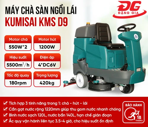 Máy chà sàn ngồi lái Kumisai KMS D9 2