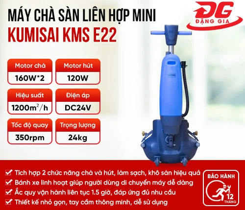 Máy chà sàn liên hợp mini Kumisai KMS-E22 2
