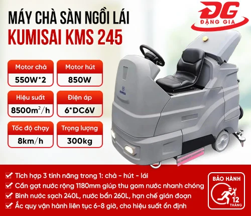 Máy chà sàn ngồi lái Kumisai KMS 245 2