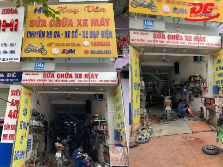 Tiệm rửa xe Điện Biên Phủ Huy Uy