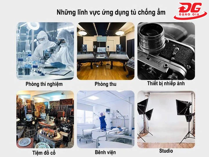 ứng dụng của Tủ chống ẩm 500L