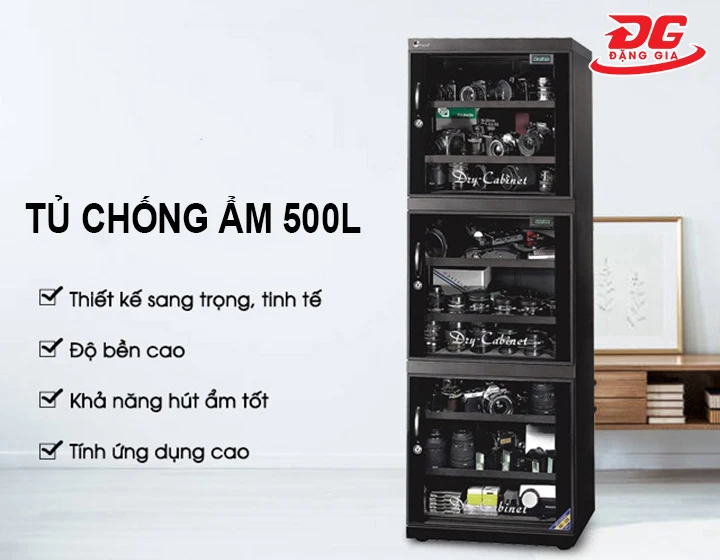 ưu điểm của tủ chống ẩm 500L