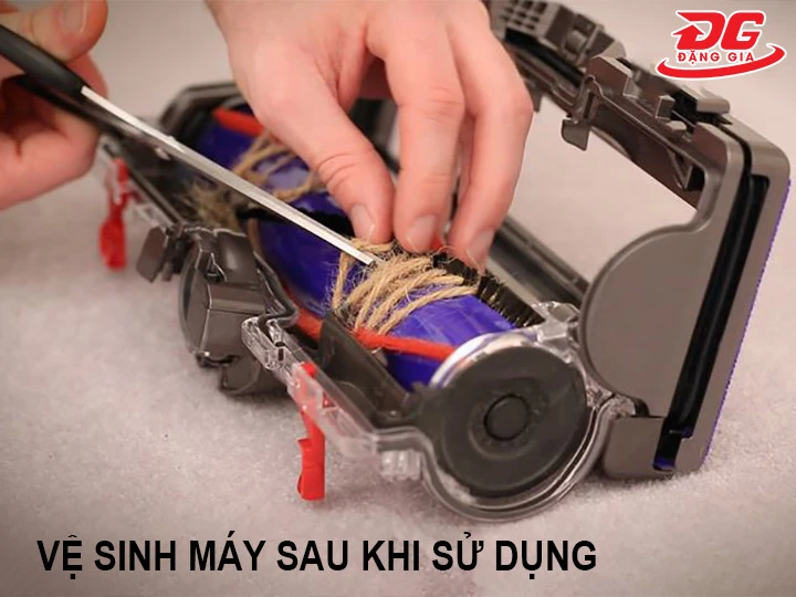 vệ sinh máy sau khi dùng