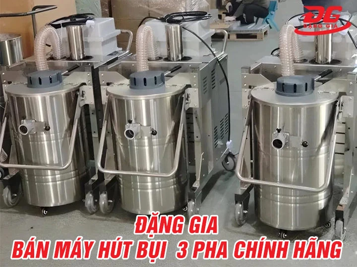 Bán máy hút bụi công suất lớn 3 pha