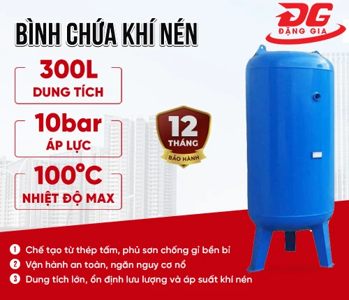 Bình nén khí 300 lít 2