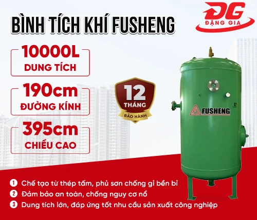 Bình chứa khí nén Fusheng 10000L 2