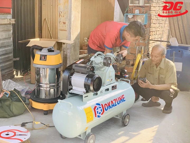 cần chú ý để máy nén khí 60L hoạt động trơn tru