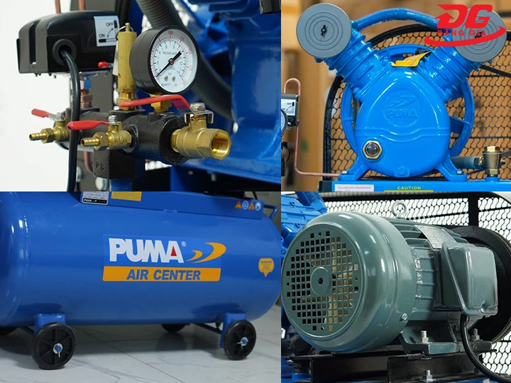 cấu tạo của máy nén khí 60 lít chắc chắn