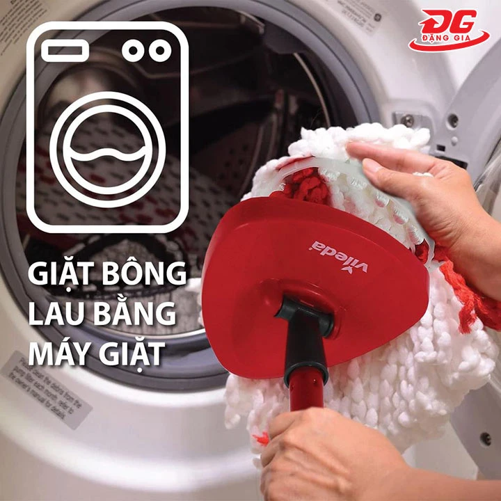 cần giặt thảm lau của cây lau nhà