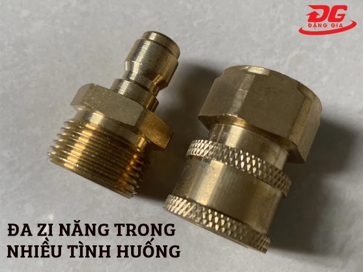 khớp nối nhanh máy rửa xe và dây Đa zi năng trong nhiều tình huống
