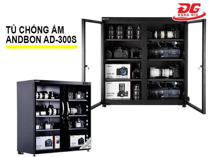 thiết kế của Tủ Chống Ẩm Andbon AD-300S