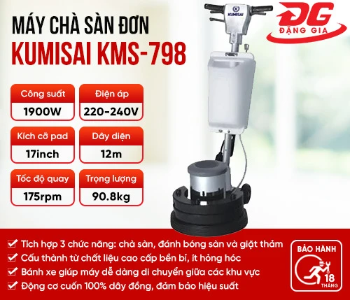 Máy chà sàn tạ Kumisai KMS-798 2