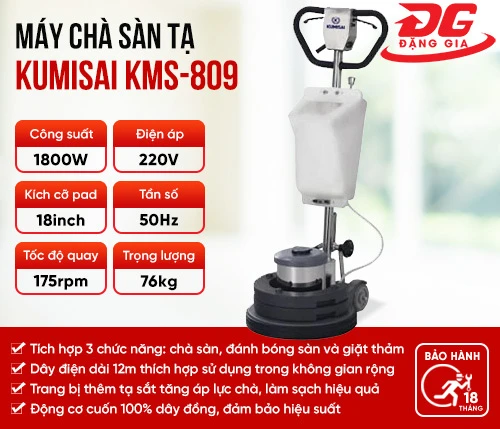 Máy chà sàn tạ Kumisai KMS-809 2