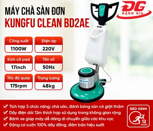 Máy chà sàn Kungfu Clean BD2AE 2
