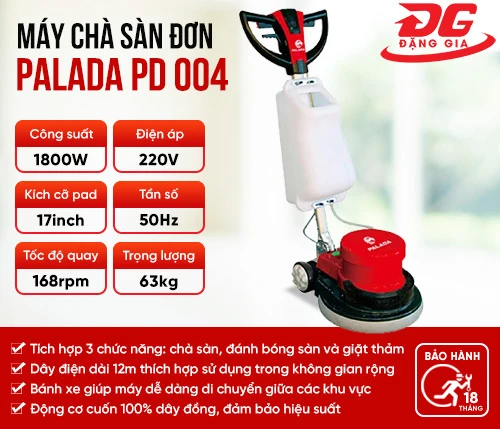 Máy chà sàn tạ Palada PD 004 2