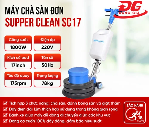 Máy chà sàn tạ Supper Clean SC17 2