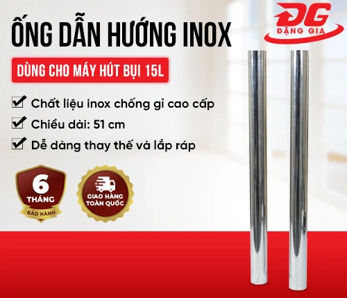 Ống dẫn hướng inox máy hút bụi 15L 2