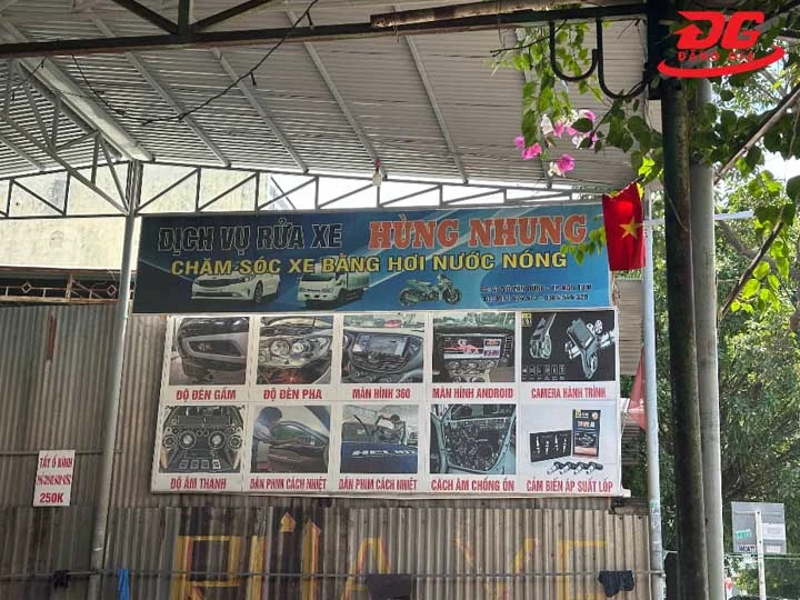 Rửa xe Hùng Nhung