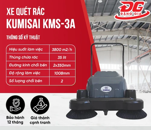 Xe quét rác Kumisai KMS-3A 2