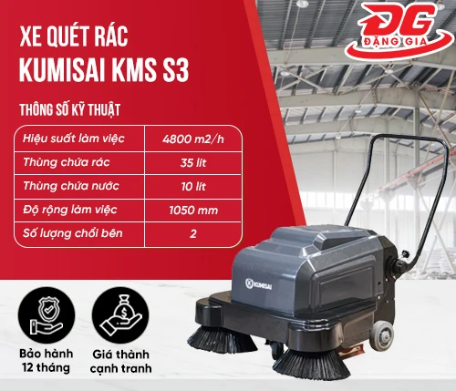 Xe quét rác Kumisai KMS S3 2