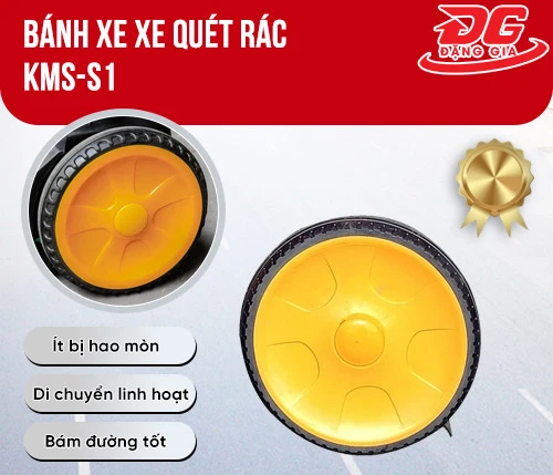 Bánh xe xe quét rác KMS-S1 2