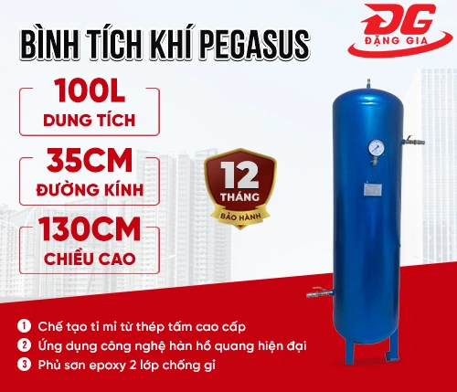 Bình tích khí Pegasus 100L 2