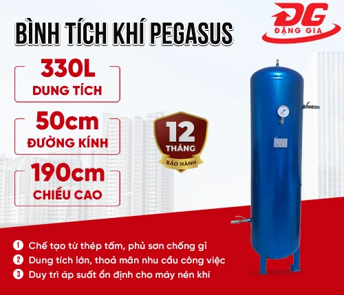Bình tích khí Pegasus 330L 2