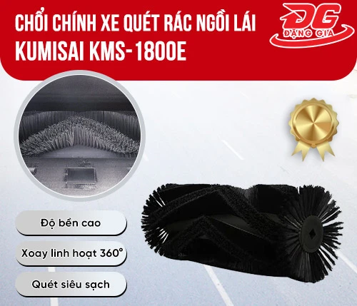 Chổi chính xe quét rác ngồi lái Kumisai KMS-1800E 2