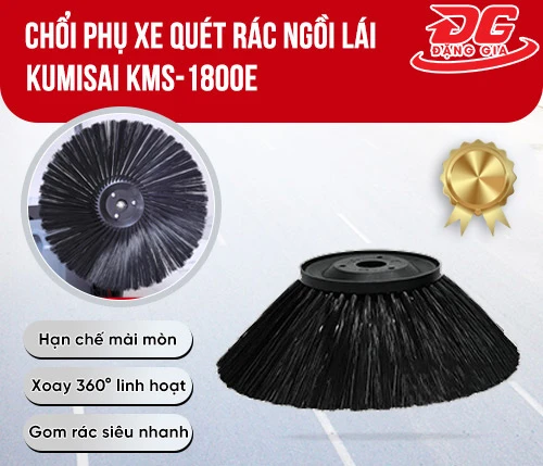 Chổi phụ xe quét rác ngồi lái Kumisai KMS-1800E 2