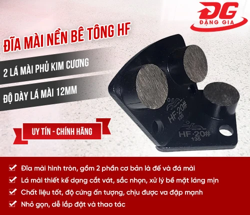 Đĩa mài nền bê tông HF 2