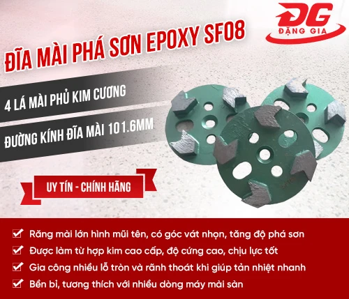 Đĩa mài phá sơn epoxy SF08 2