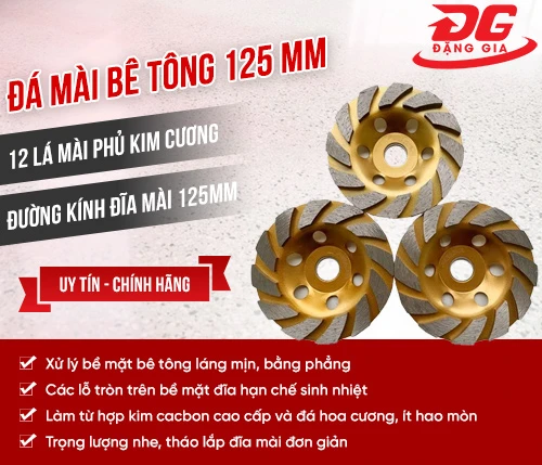 Đá mài bê tông 125 mm 2