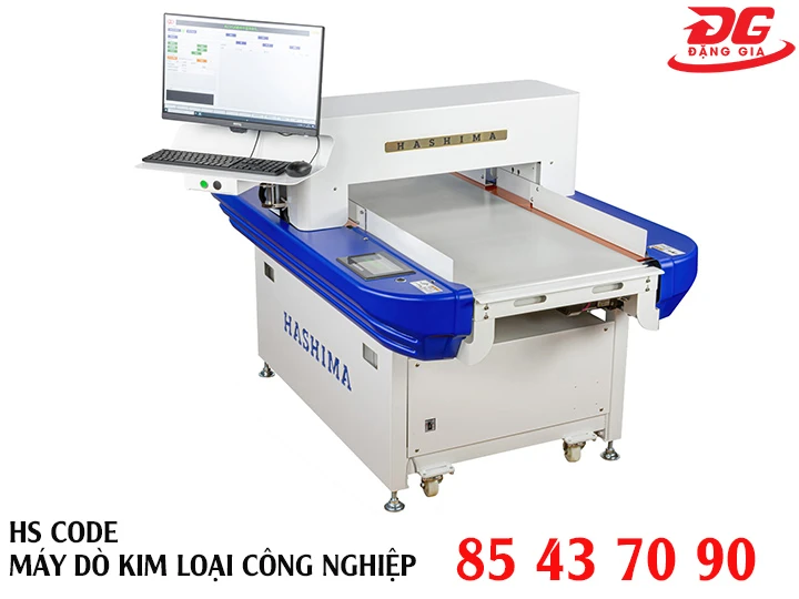 HS code máy dò kim loại công nghiệp