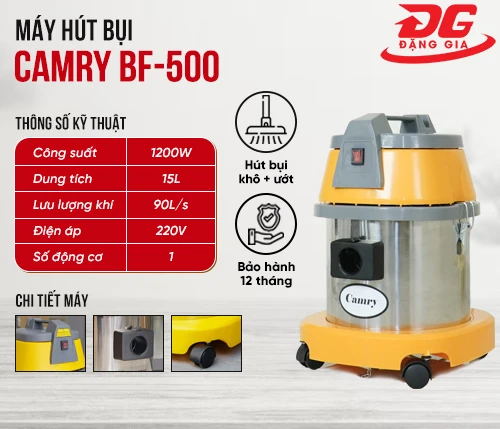 Máy hút bụi công nghiệp cho gia đình Camry BF-500 2