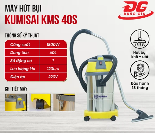 Máy hút bụi Kumisai KMS 40S 2
