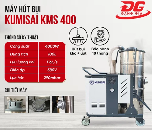 Máy hút bụi chuyên dụng Kumisai KMS 400 2