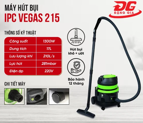 Máy hút bụi công nghiệp IPC Vegas 215 2