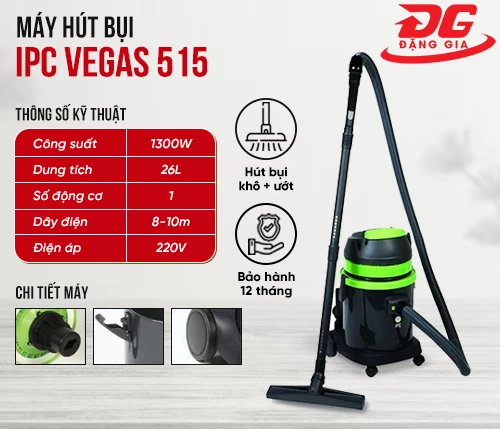 Máy hút bụi khô ướt IPC Vegas 515 2