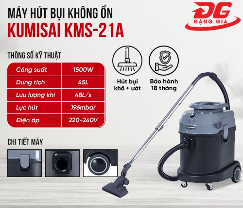 Máy hút bụi không ồn Kumisai KMS-21A 2